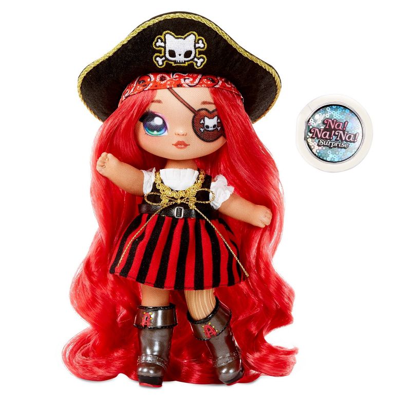 Na! Na! Na! Surprise 2-in-1 Fashion Doll and Sparkly Sequined Purse Sparkle Series – Becky Buckaneer 7.5" Pirate Doll