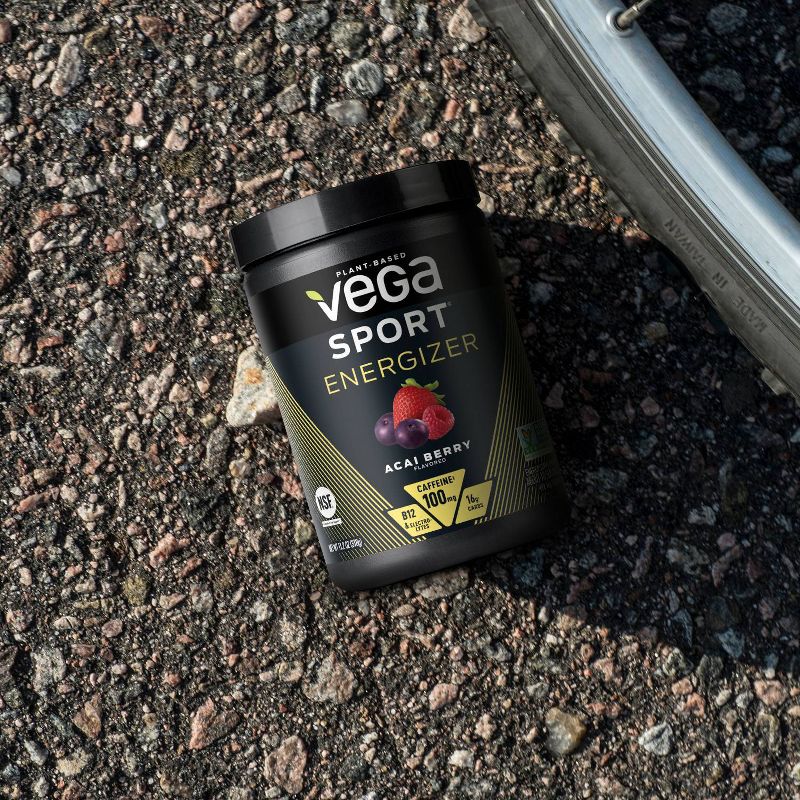 Vega Sport Energizer - Pre Workout Dietary Supplement - Acai Berry - 11.2oz