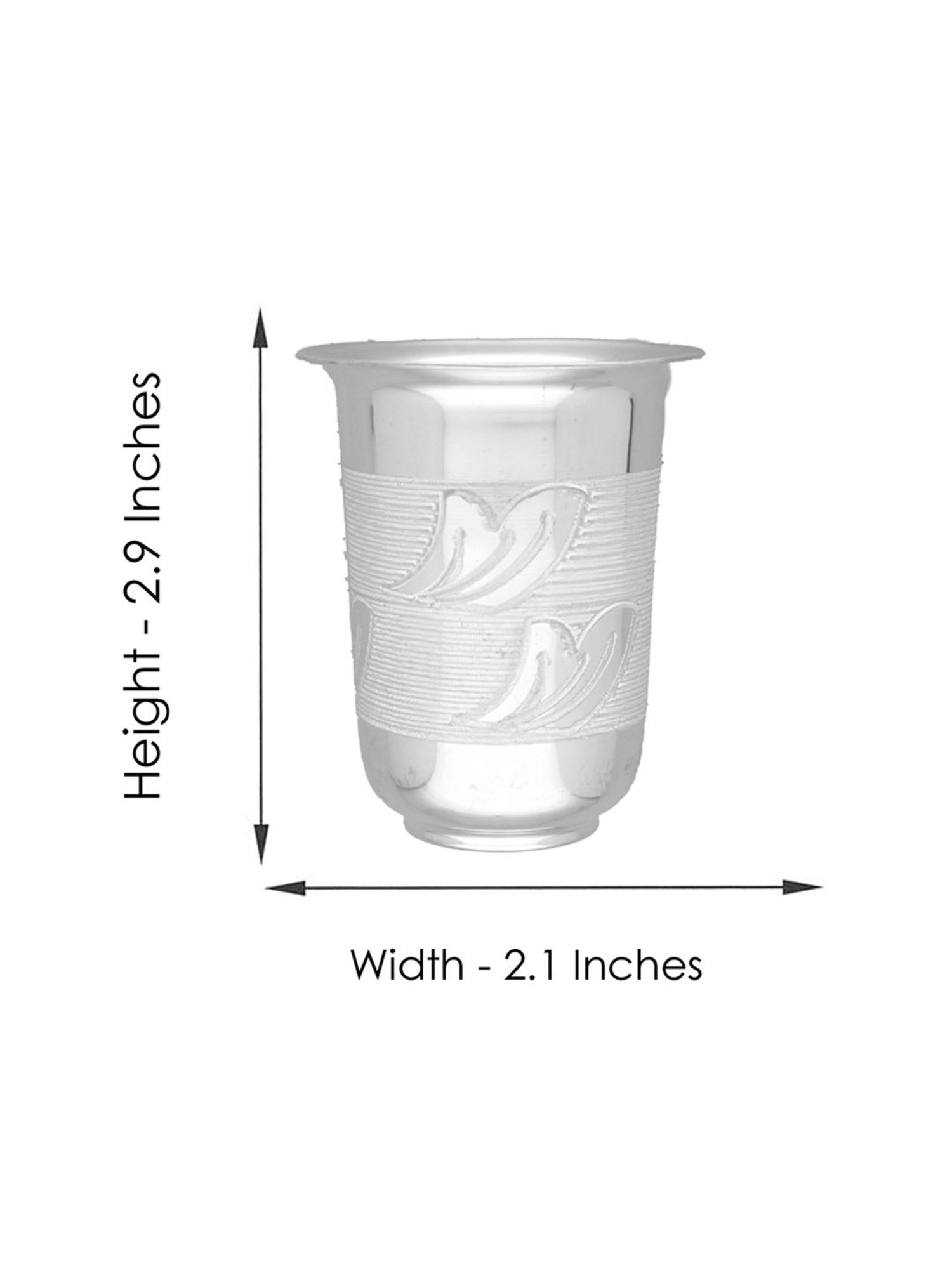 Sri Jagdamba Pearls 0.8 Silver Thali