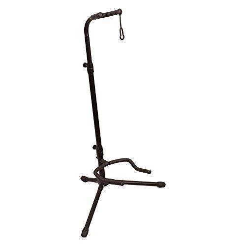 chromacast upright guitar stand 2tier adjustable, extended heightfits acoustic, electric, bass, and extreme body shaped guitars