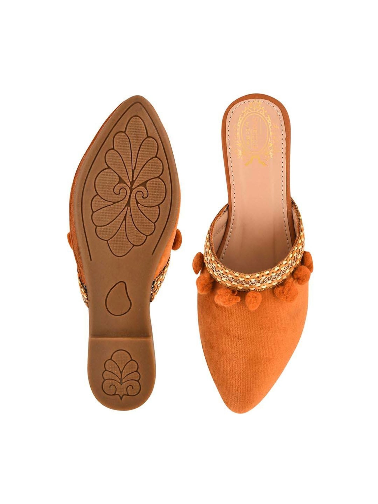 Shoetopia Kids Beige Toe Ring Sandals