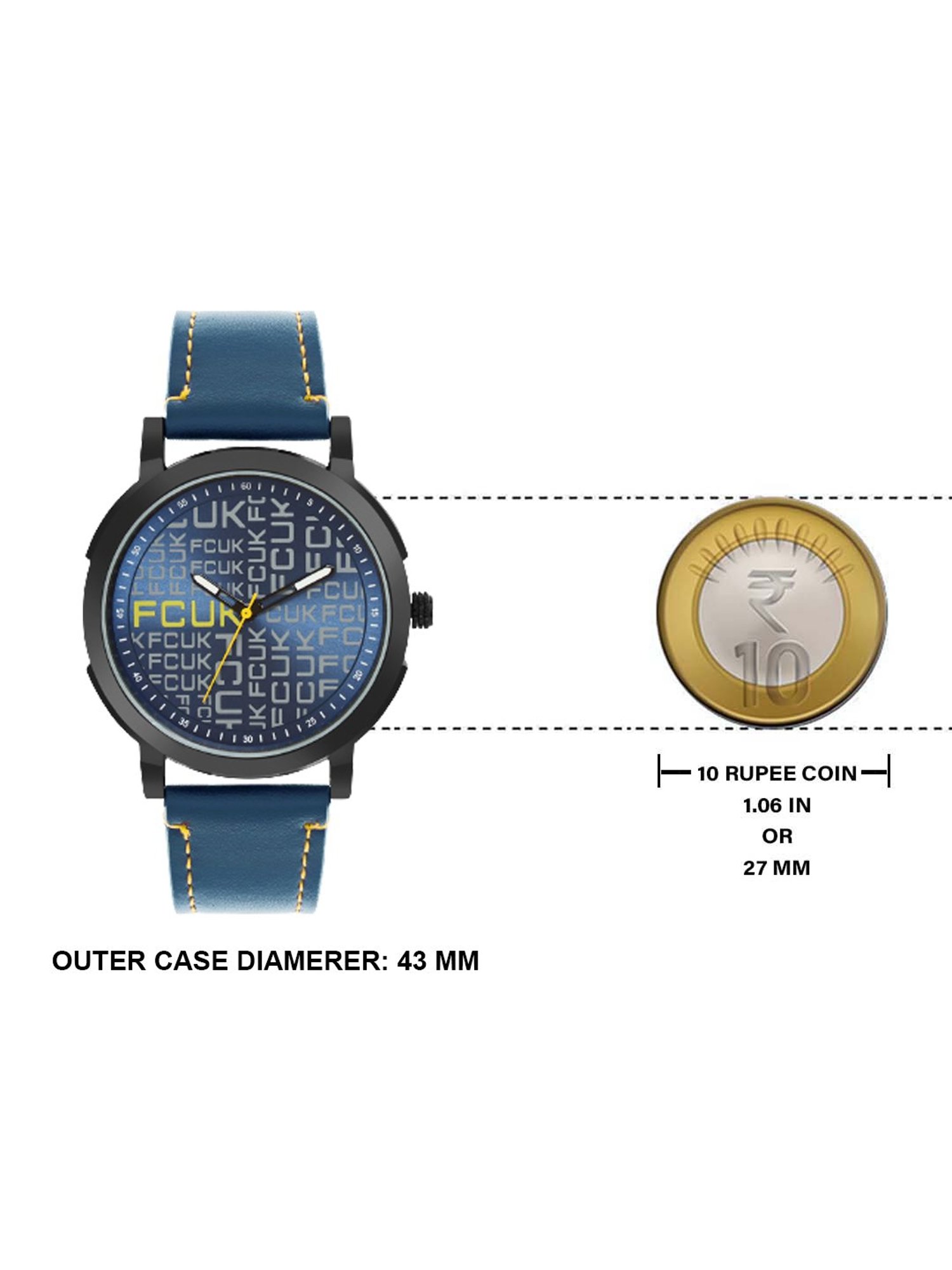 FCUK FK00013B Analog Watch for Men