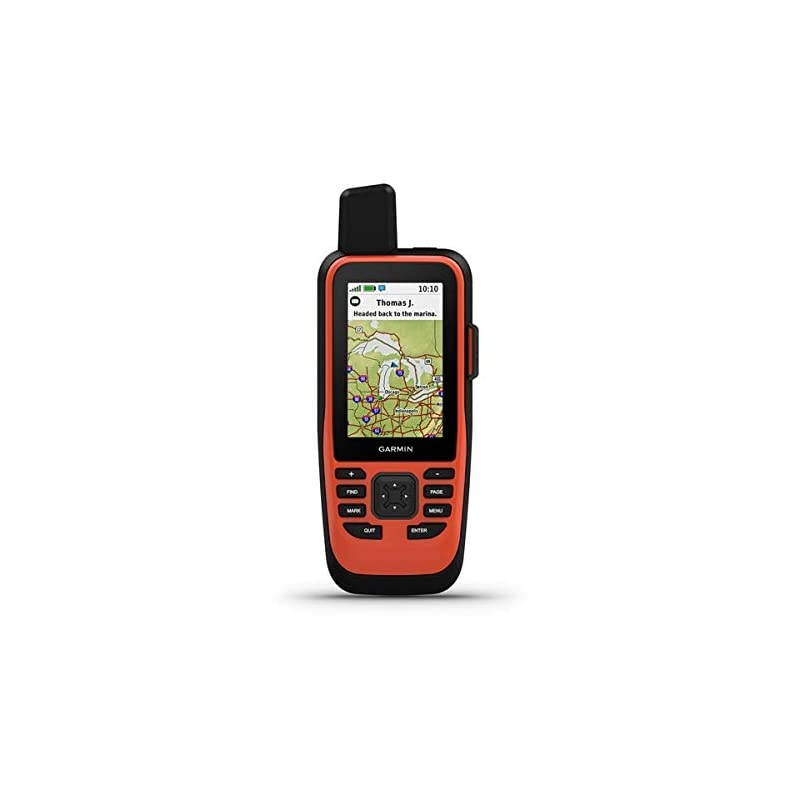 GPSMAP 86i, Floating Handheld GPS with Button Operation, Inreach Satellite Communication capabilities, Stream Boat Data From Compatible Chartplotters