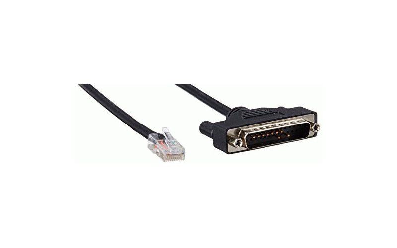 Digi Crossover DCE Cable - RJ-45 Male - DB-25 Male - 4ft