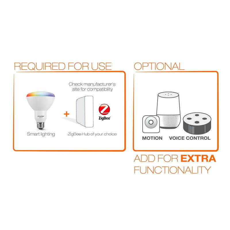 SYLVANIA General Lighting 73740 Sylvania Led Lamp, 9.5 W, 120 V, 810 Lumens, 2700-6500 K, 80 CRI, 3.74 in Dia, 1 Pack, Tunable White