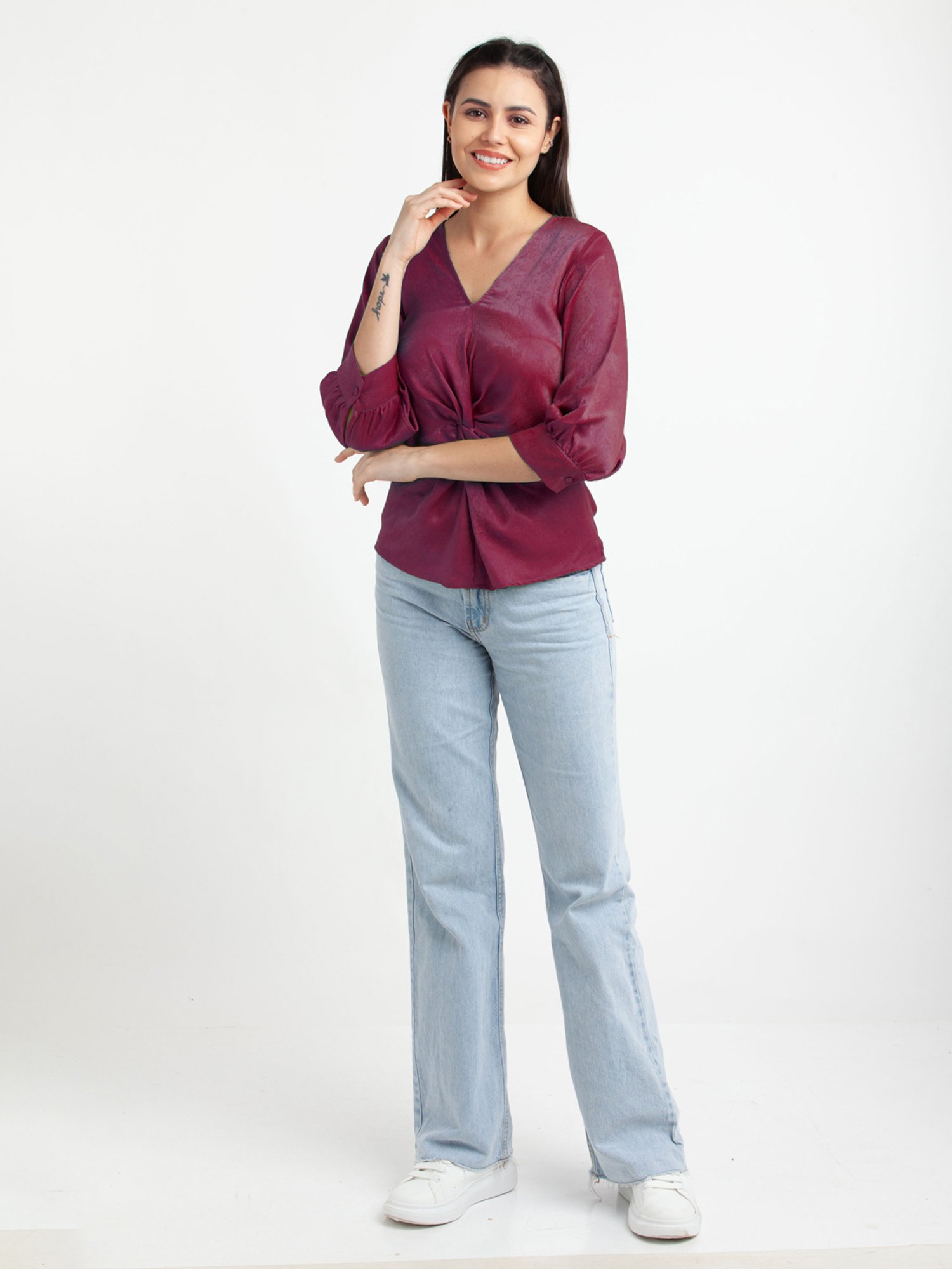 Zink London Pink Regular Fit Top