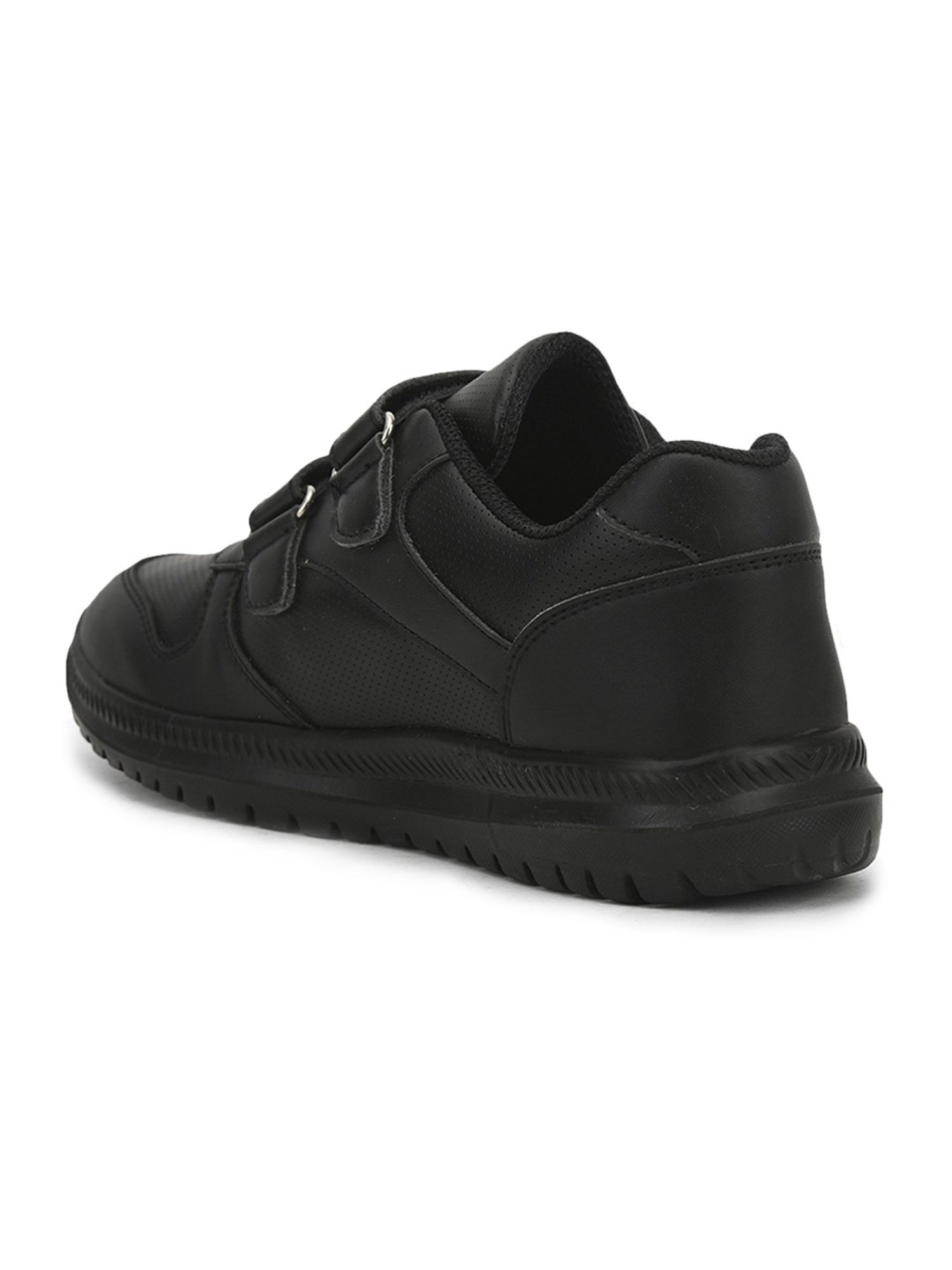 Force 10 By Liberty Kids Black Velcro Shoes