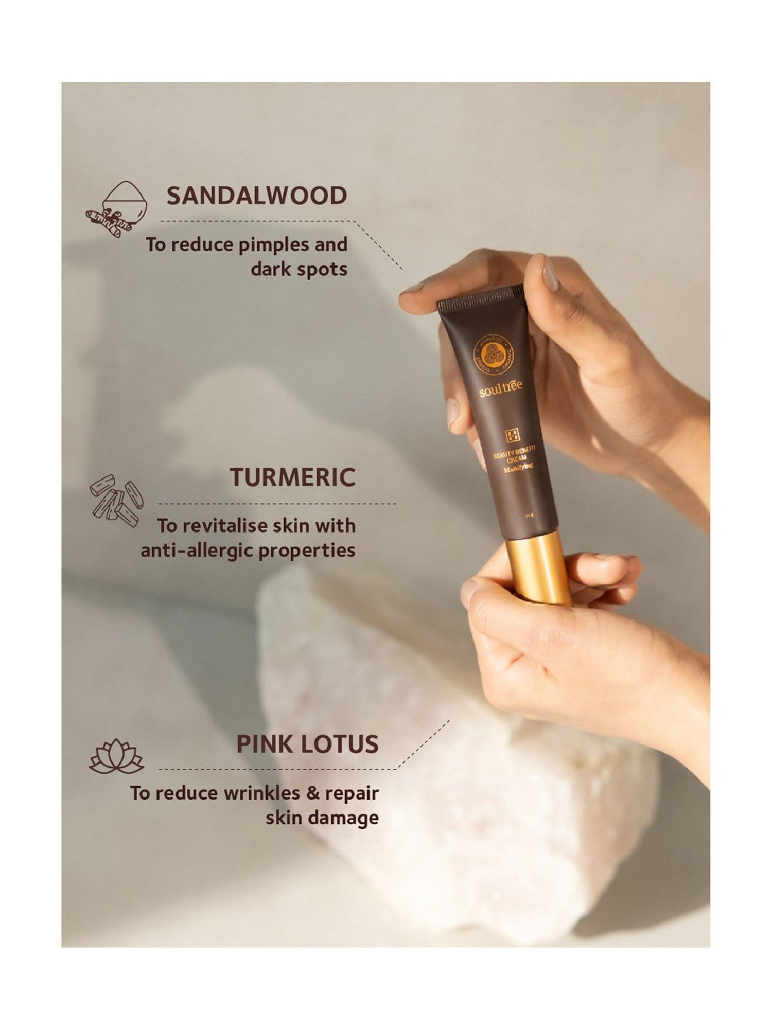 Glam21 Skin Perfector Photoprep Broad Spectrum Cream SPF 30 05 Fudge - 50 gm