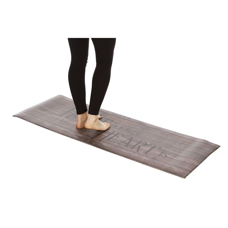 20"x34" Medallion Accent Kitchen Rug Blue - Threshold™