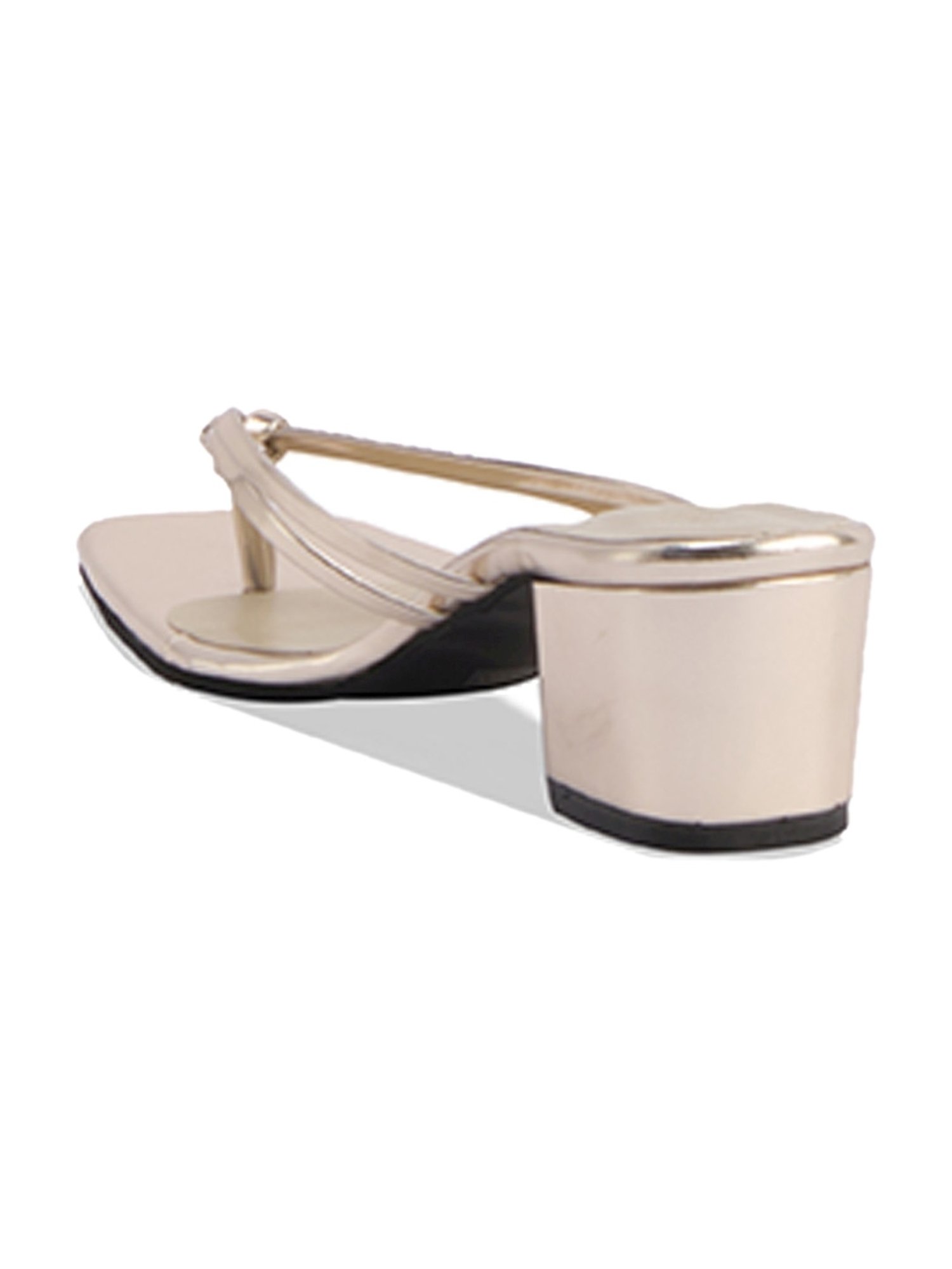 Eridani Women's Florence Gold Thong Sandals