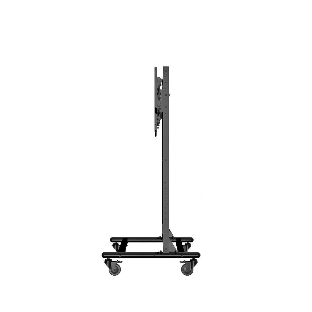 Cotytech Adjustable Mobile Dual TV Cart for 32 - 46 inch With 2 Shelves