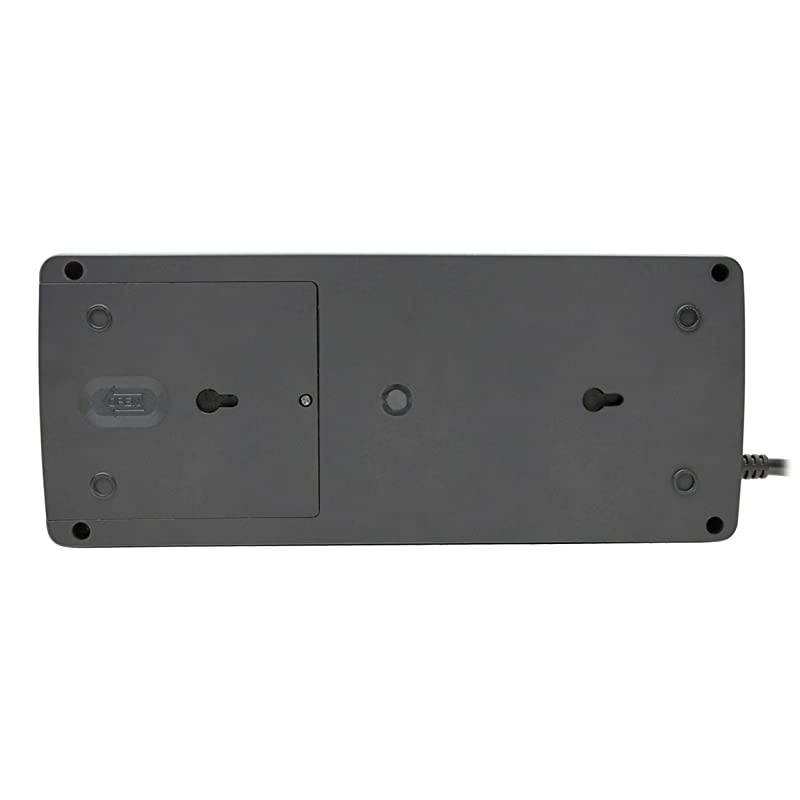 850VA UPS Battery Backup, LCD, 425W Eco Green, USB, RJ11, 12 Outlets, 3 Year Warranty & $100,000 Insurance (ECO850LCD), Black, 850 VA LCD