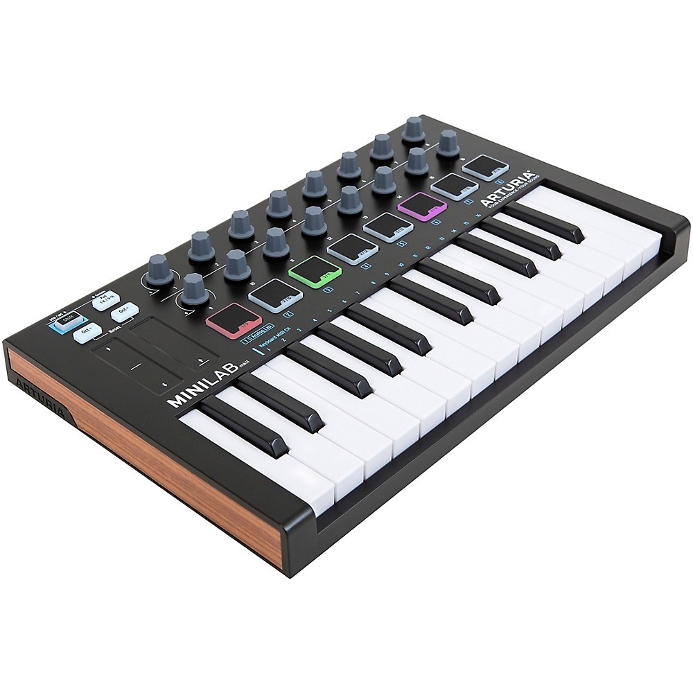 Arturia MiniLab MkII Keyboard Controller and Software Bundle Limited Black Edition