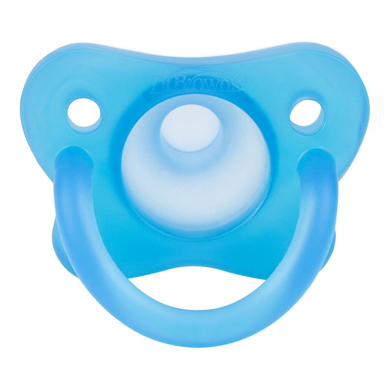 Dr. Brown's Happy Silicone 3pk Pacifier - Blue