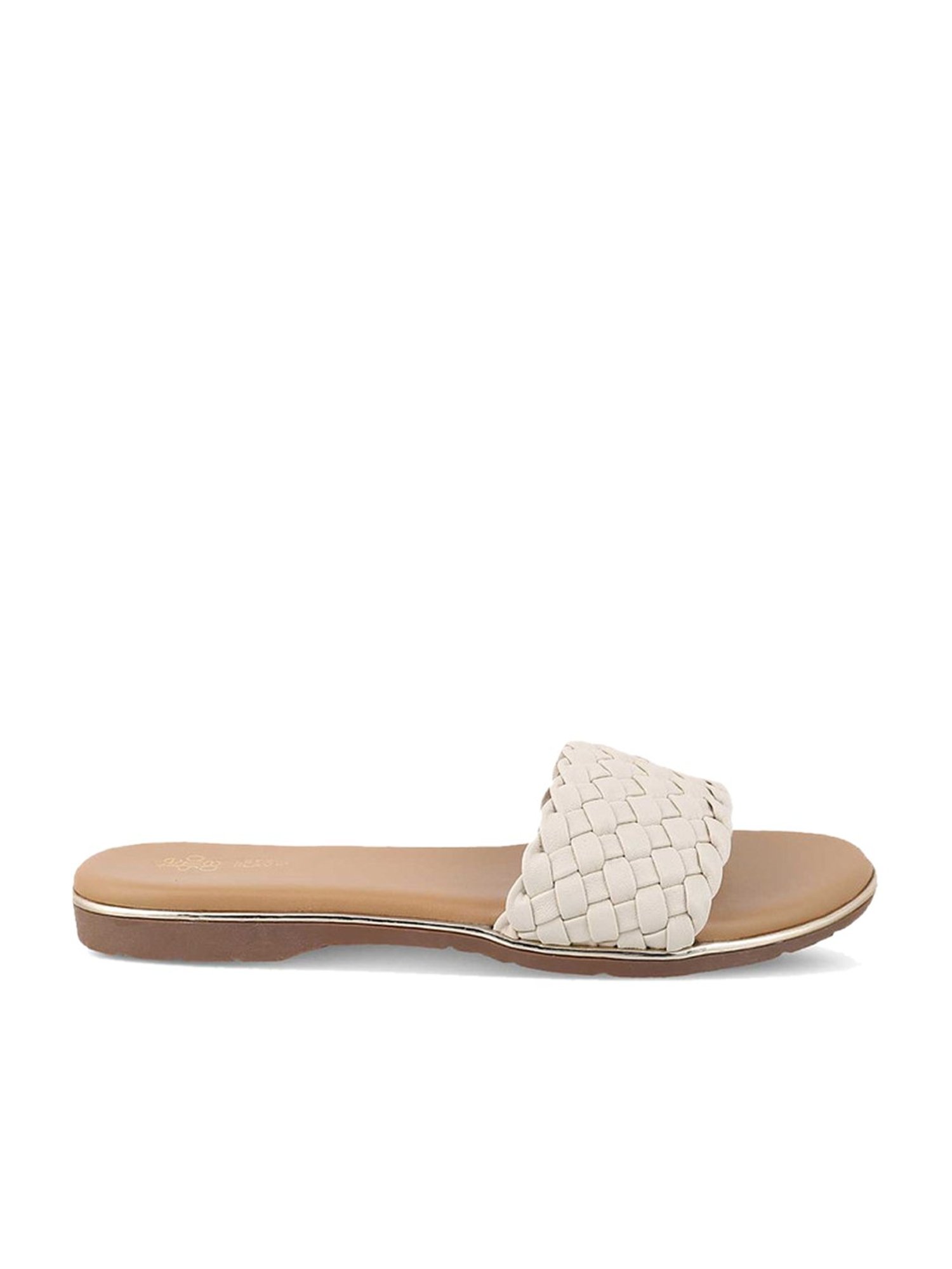 Tresmode Women's Beige Casual Sandals