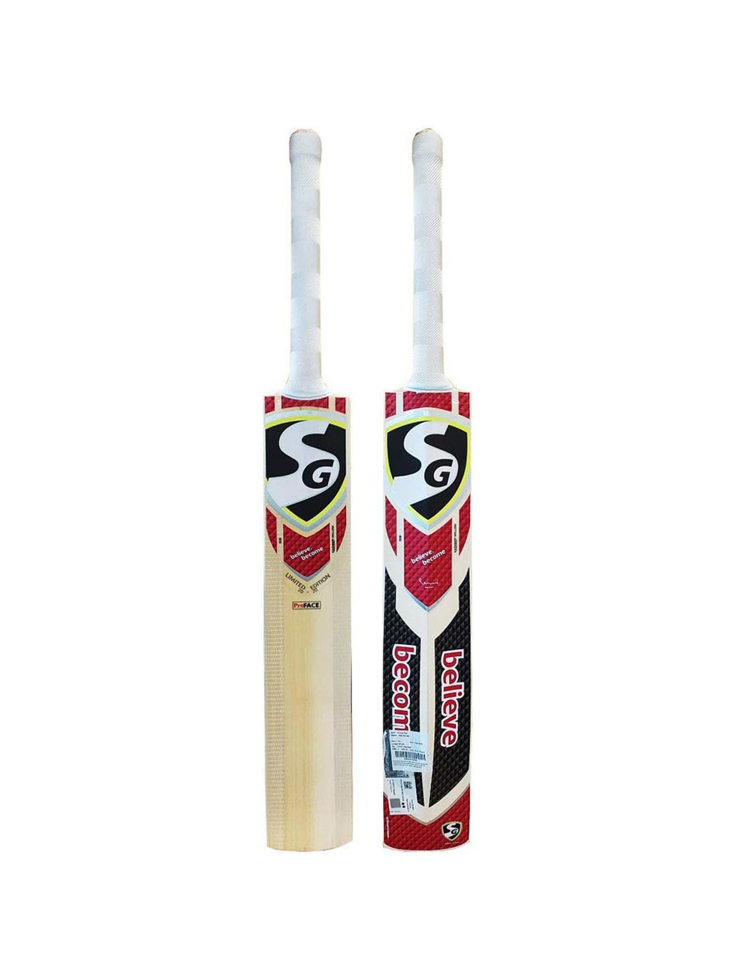 SG 2020 Beige Limited Edition Kashmir Willow Cricket Bat  (Size 3)