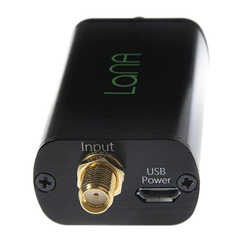 Lana Ultra LowNoise Amplifier LNA Module for RF Software Defined Radio SDR with Enclosure Accessories Wideband 20MHz4000MHz Frequency Capability with Bias Tee USB Power Options