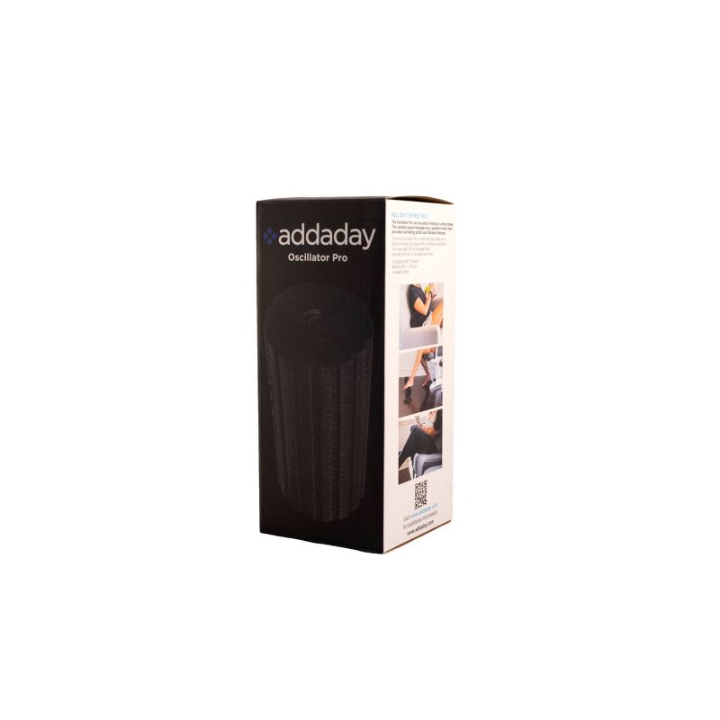 Addaday Recovery Starter Massager and Roller Bundle - Black