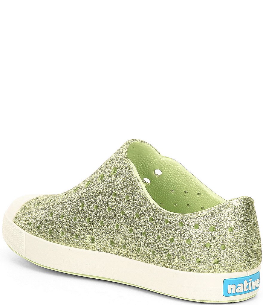Native Girls' Jefferson Bling Glitter Slip-On Sneakers (Infant)