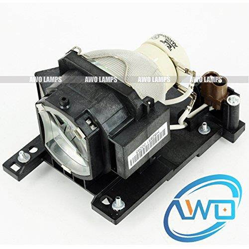 AWO DT01022 / CPRX80LAMP DT01026 Premium Compatible Bulb Inside Replacement Lamp with Housing for HITACHI CP-RX78 CP-RX78W CP-RX80 CP-RX80W ED-X24