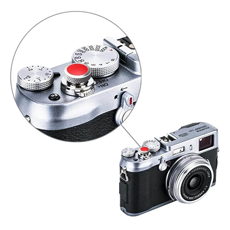 Camera Soft Release Button  Shutter Button for Fuji Fujifilm XT30 XT20 XT10 XT4 XT3 XT2 XPRO3 XPRO2 XPRO1 X100V X100S X100T X100F X30 XE3 XE2S Sony RX1R RX10 II III IV Leica M10 ME MP
