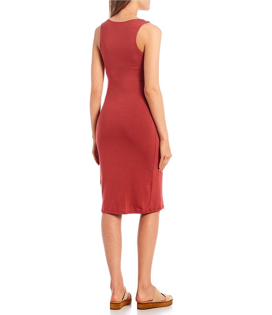 Originality Sleeveless Knit Tank Dress