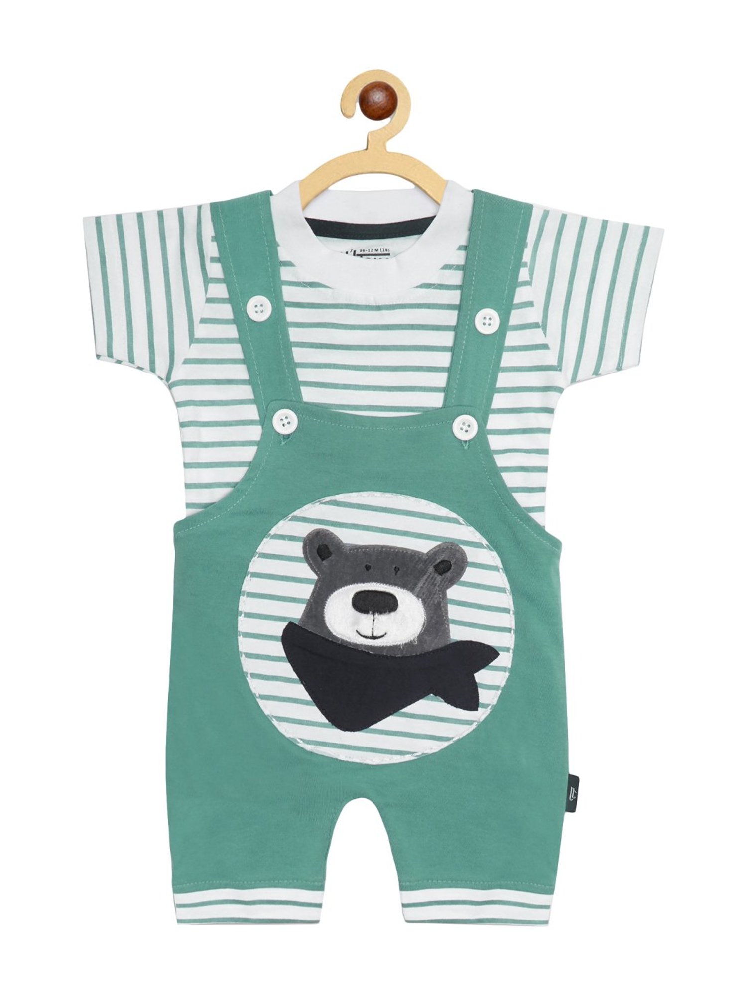 Juniors by Lifestyle Kids Mid Blue Cotton Casual Coordinate Set