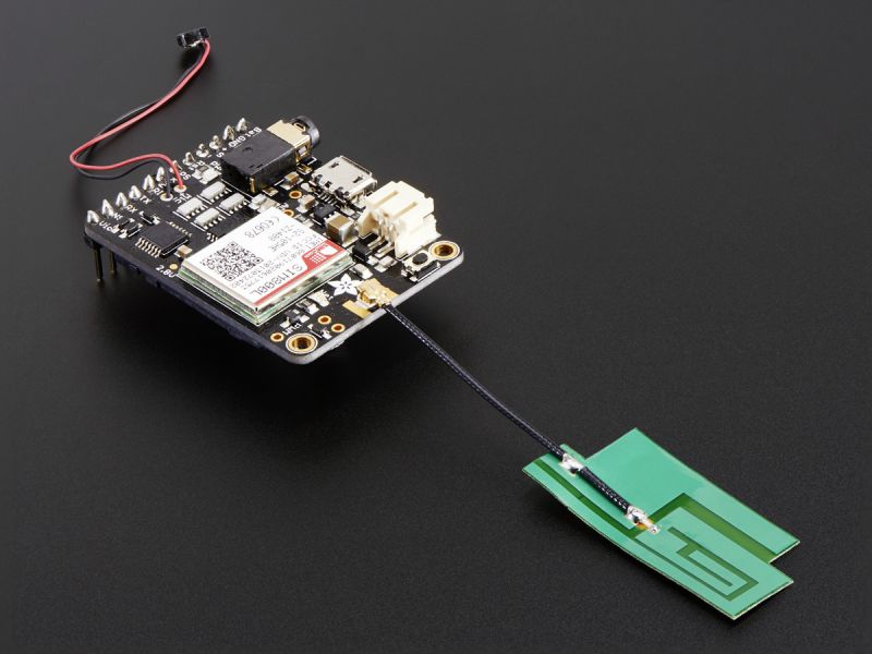 Adafruit Slim Sticker-type GSM/Cellular Quad-Band Antenna - 3dBi uFL