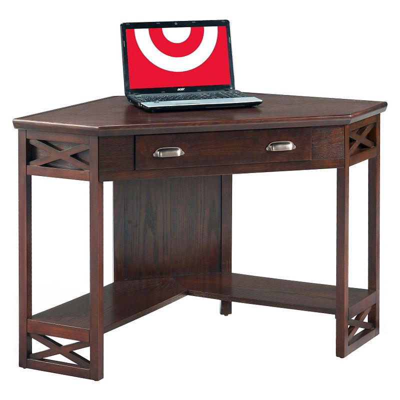 Corner Desk Chocolate Cherry - Leick Home