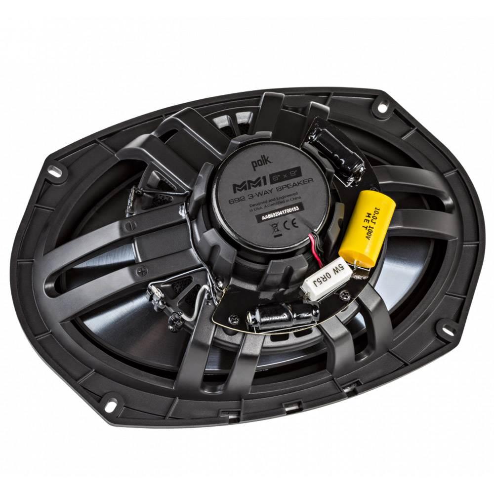 Polk Audio 6x9" MM1-Series Coaxial Speakers with Marine Certification - Pair