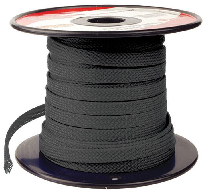 NIPPON IS-BR19M-100BK Installation Solution Expandable Braided Sleeve Black 3/4