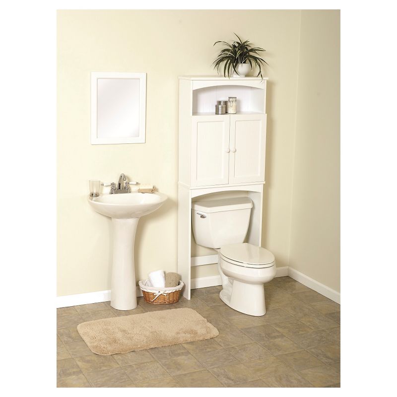 Country Cottage Space Saver 2 Doors Wood White - Zenna Home