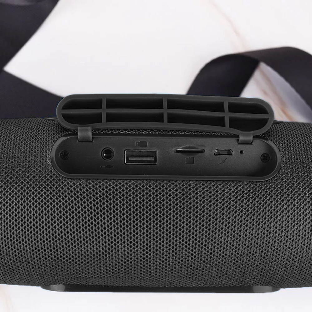 Take & Go Portable Wireless Speaker w/ LED Clock & FM Tuner (AUX, TF Card & USB Input)