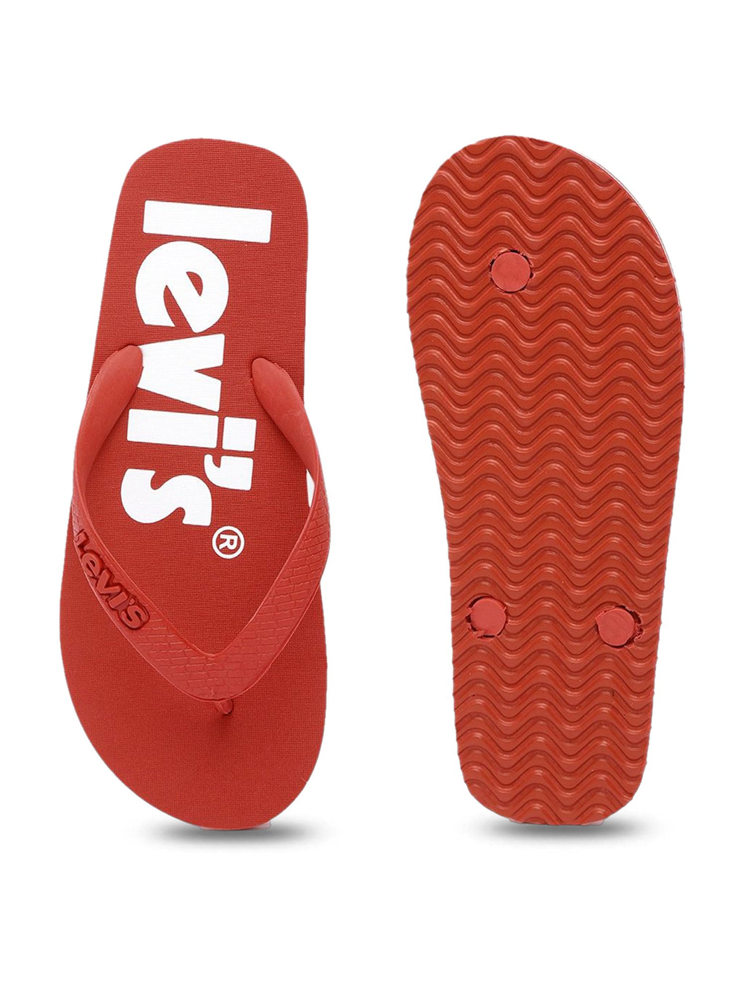 Levi's Men's Red Flip Flops