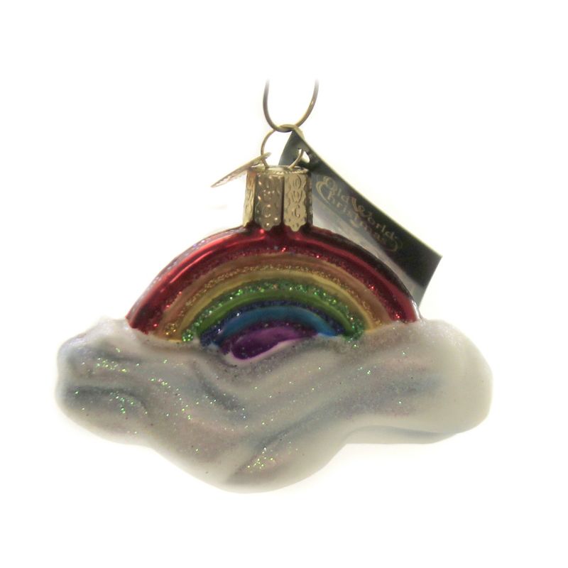 Old World Christmas 2.25" Rainbow Ornament Christmas Cloud  -  Tree Ornaments