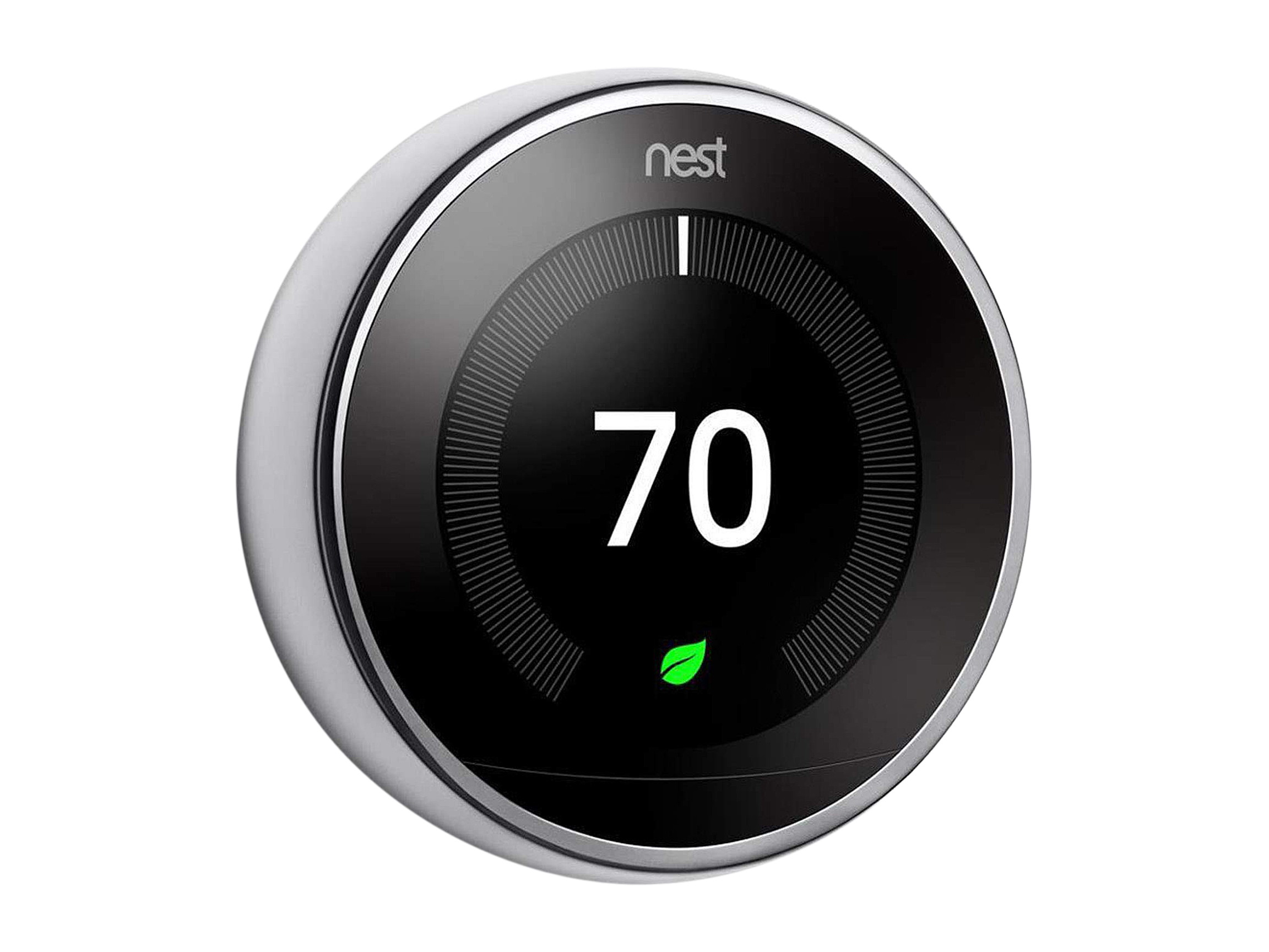 Nest Learning Thermostat - 3rd Generation, Stainless Steel