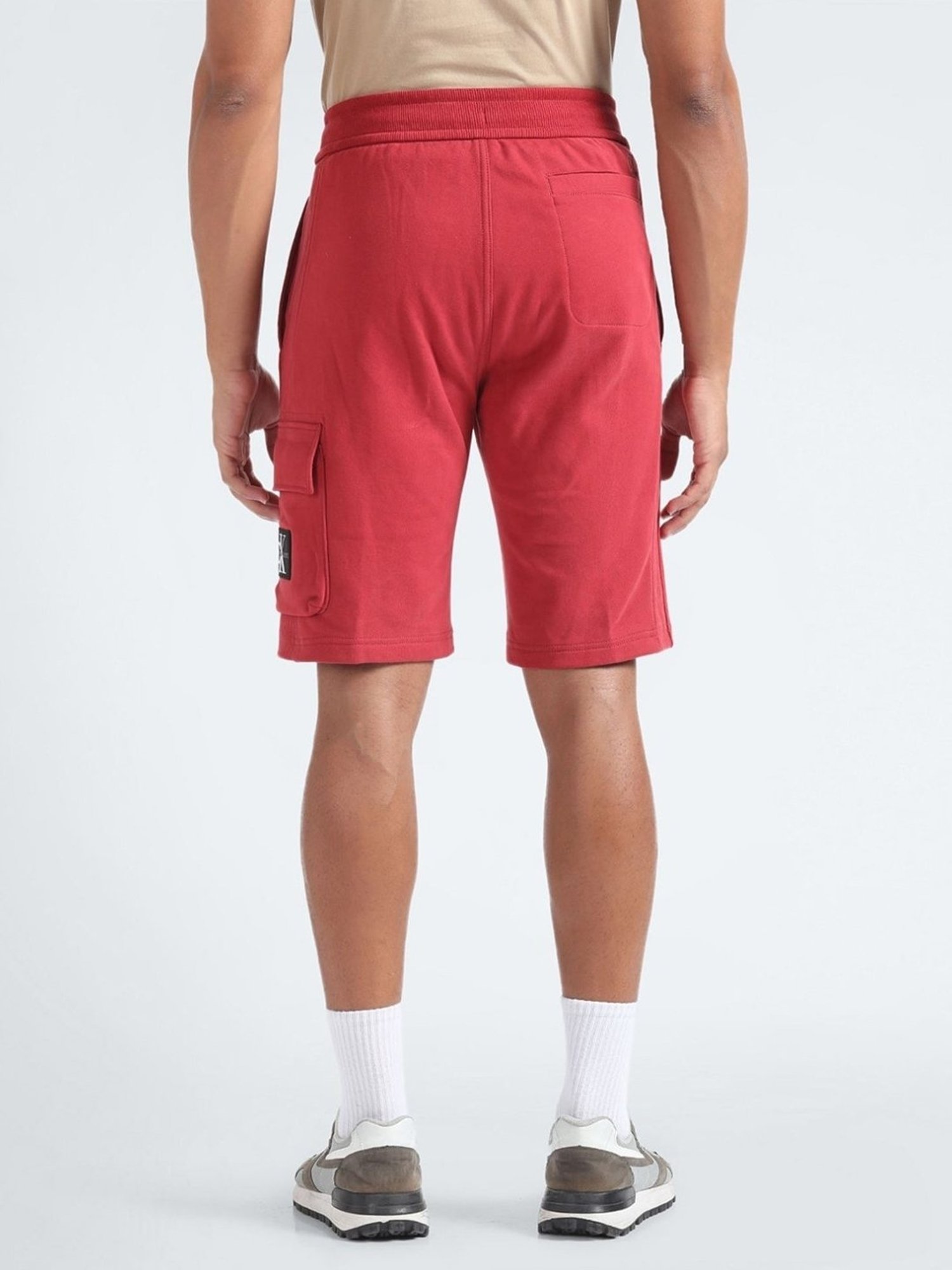 Calvin Klein Jeans Garnet Cotton Regular Fit Shorts
