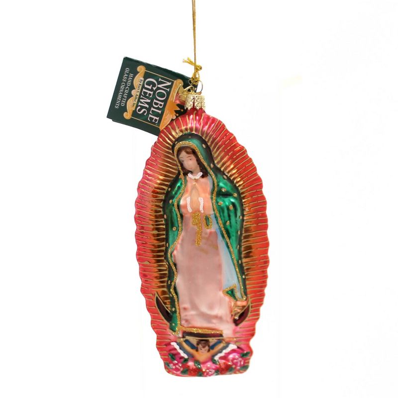 Noble Gems 5.5" Lady Of Guadalupe Ornament Catholic Virgin Mary  -  Tree Ornaments