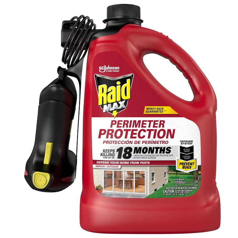 Raid Perimeter Protection Insect Control - 128 fl oz