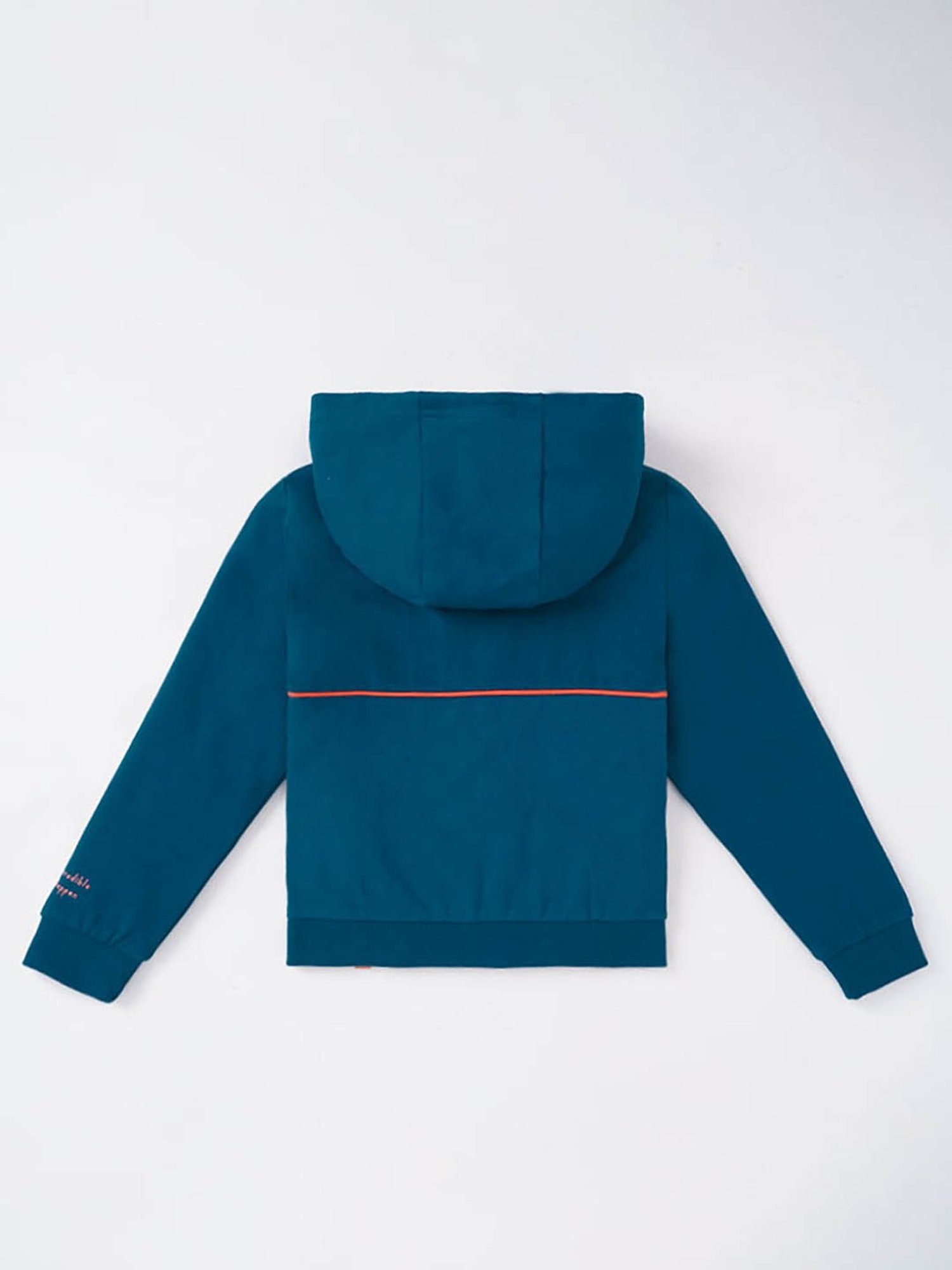 Allen Solly Junior Navy & Green Color Block Full Sleeves Jacket