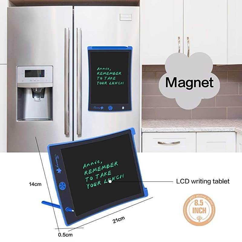 Writing Tablet 85 Inch Drawing Tablet Kids Tablets Doodle Board Drawing Board Gifts for Kids and Adults at Home School and Office Blue