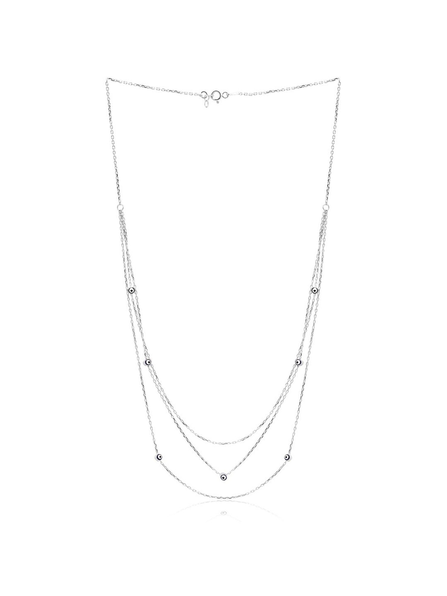 Ornate Jewels 92.5 Sterling Silver Red Ruby Necklace for Women