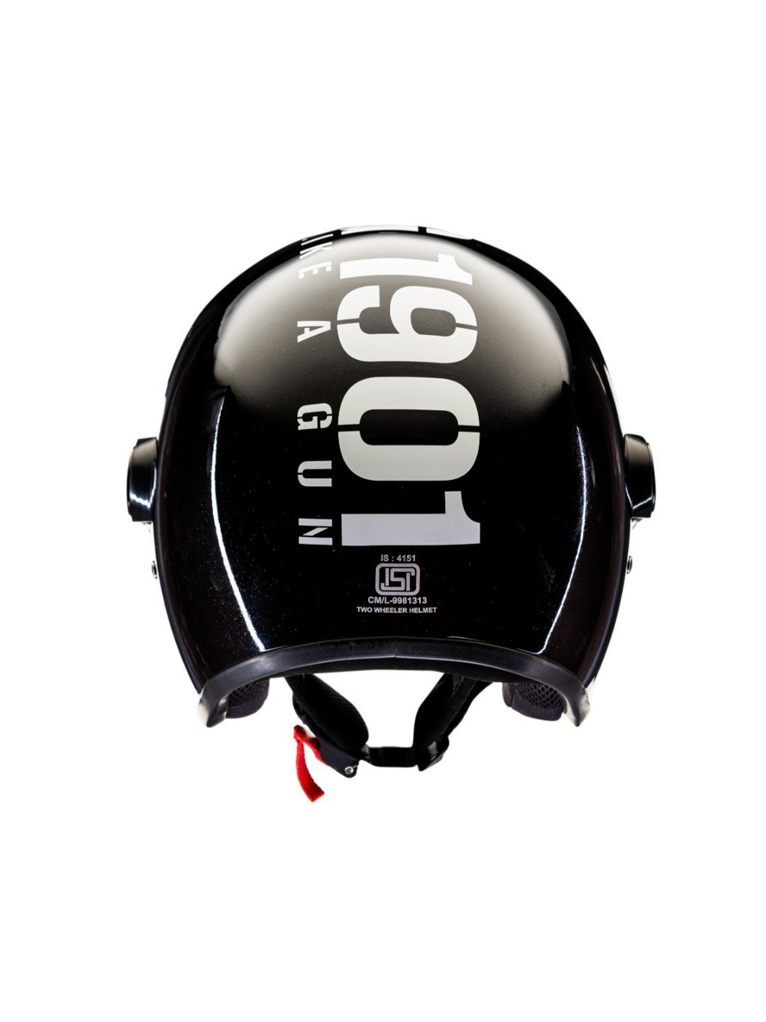 Royal Enfield Gloss Black MLG Open Face Helmet - L