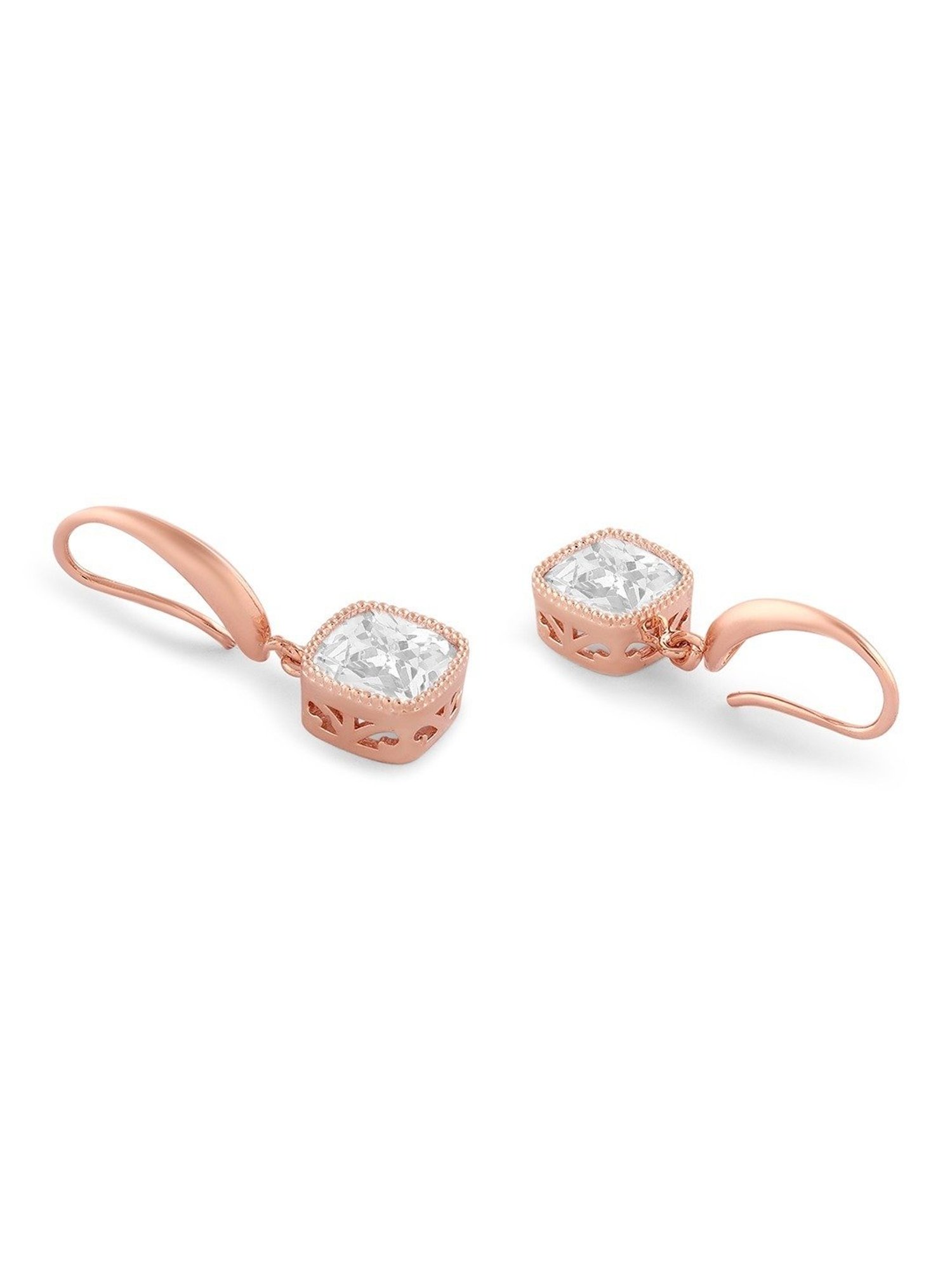 OOMPH Jewellery Yellow Enamel Floral Jhumki