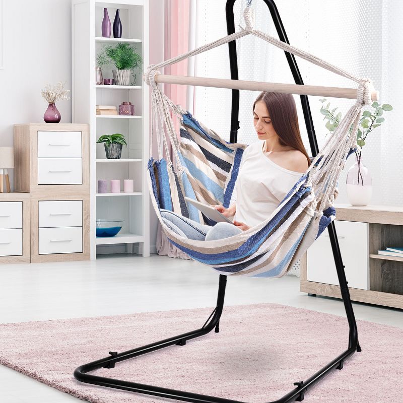 Key West Quilted Stripe Hammock - Blue