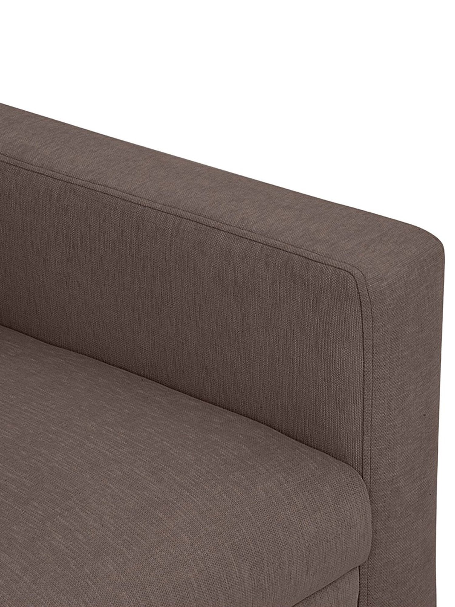 Duroflex Ease Saddle Brown Neem Wood 2 Seater Sofa