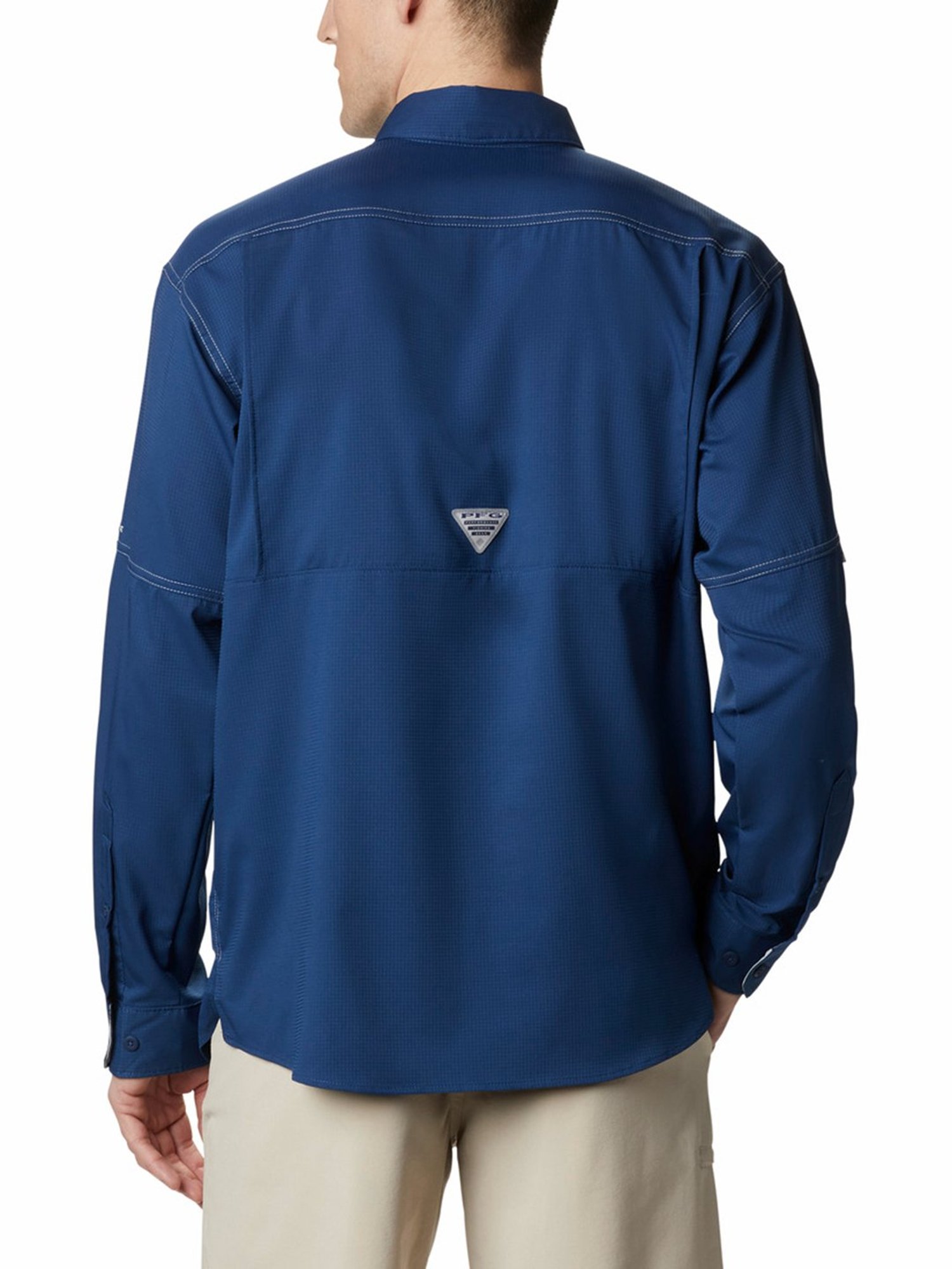 Columbia Blue Regular Fit Low Drag Offshore Shirt