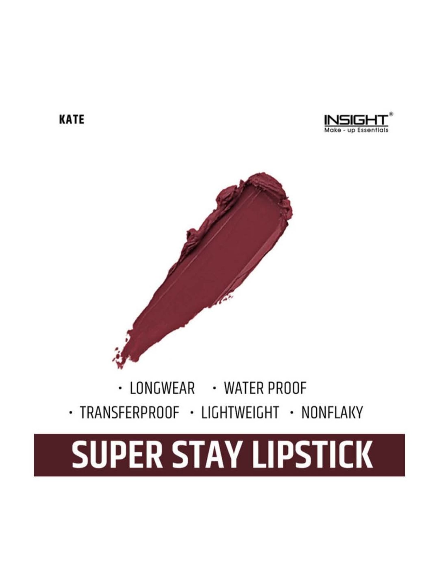 Insight Cosmetics Super Stay Lipstick Kate - 7 gm