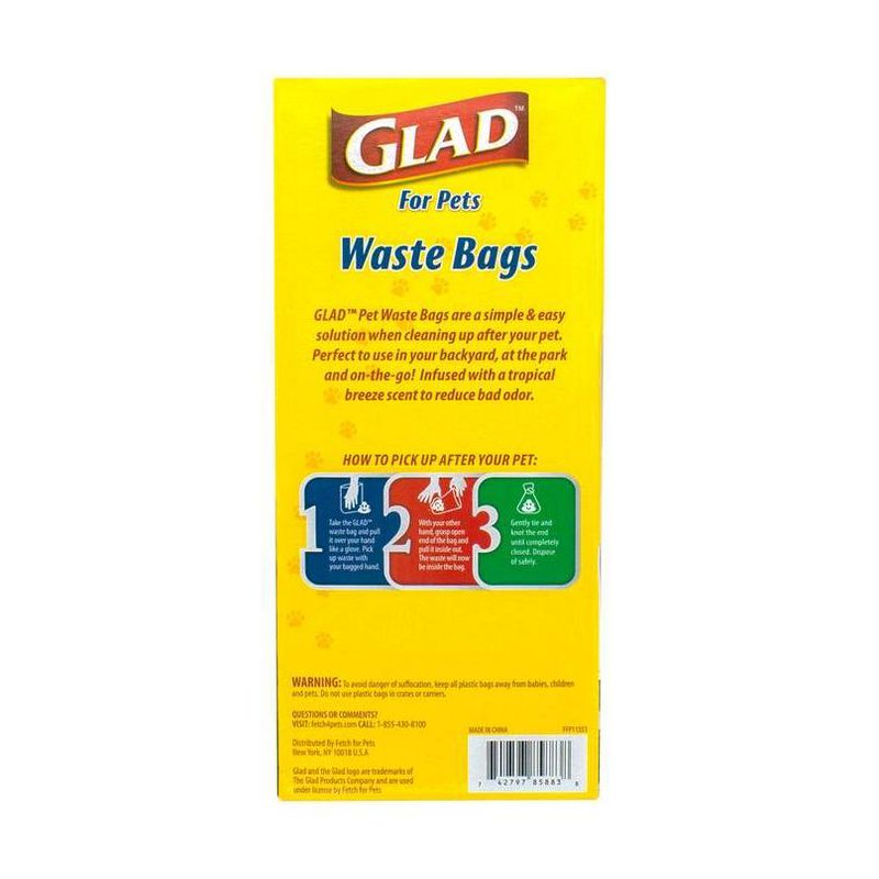 Glad Scented Value Pack Waste Bags for Dogs - L - 360ct