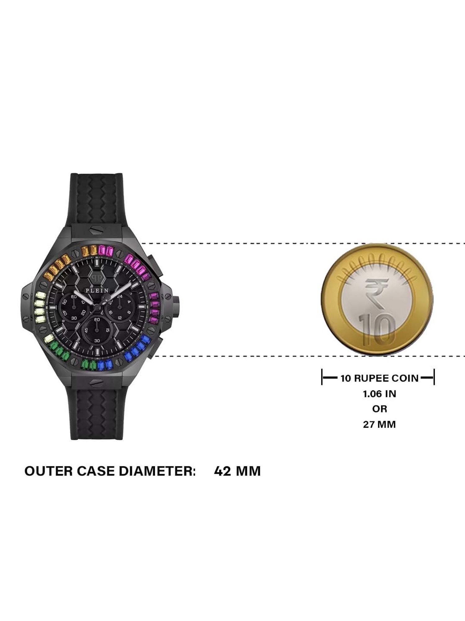 PHILIPP PLEIN PWPSA0724 Unisex Analog Watch